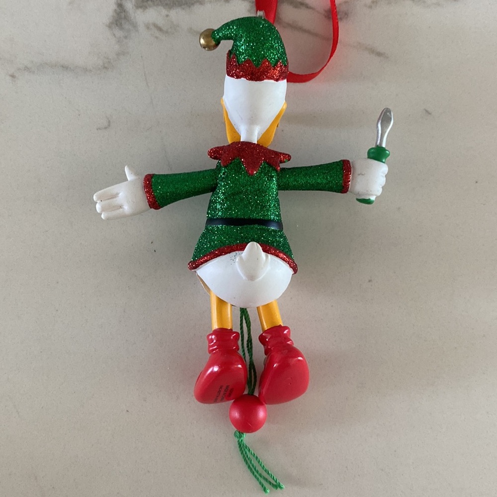 Disney Donald Duck Elf Marionette Ornament - Picture 5 of 6